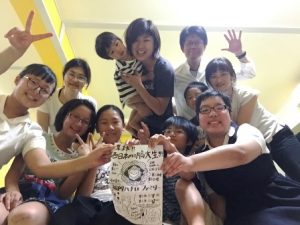 赤ちゃん、学生、お母さんメンバー