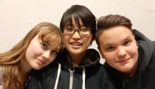 フィンランドの友人たちと(高校留学)