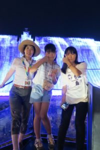 ホームステイにきた台湾の女の子とハウステンボス観光を楽しむ